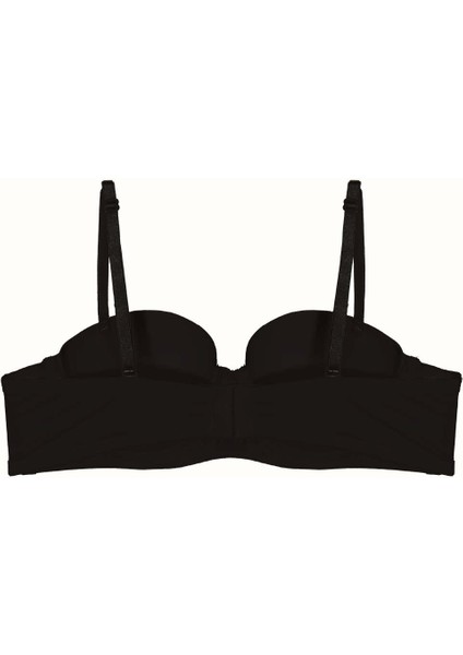 3'lü Paket Dolgusuz Straplez Yumuşak Kaplı Örme Sütyen C38020 Siyah/ten fırsatları