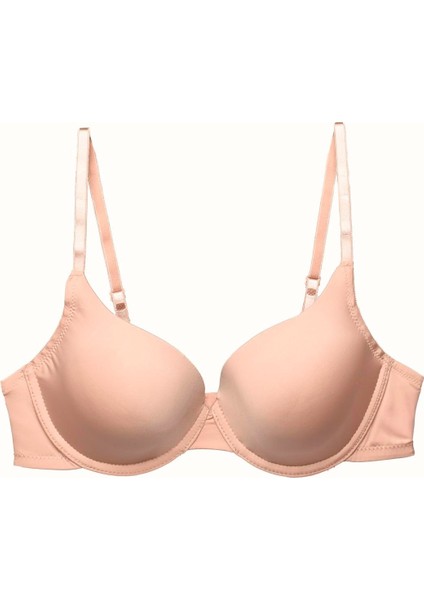 3'lü Paket Dolgusuz Yumuşak Kaplı Örme Sütyen C38010 Siyah/ten indirimleri