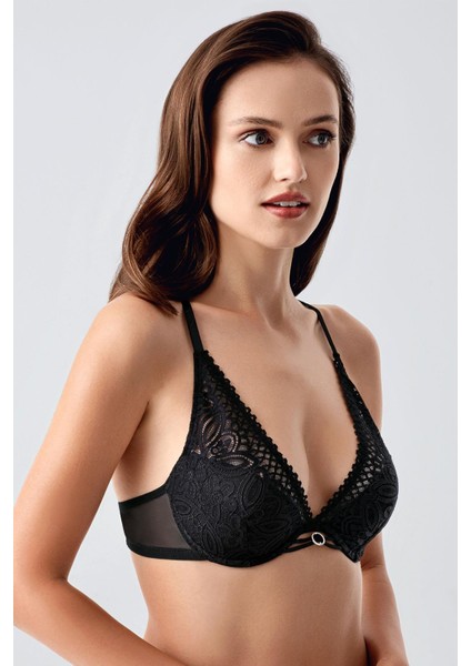 Dolgusuz Dantel Detaylı Sütyen C18340 Siyah fiyatları