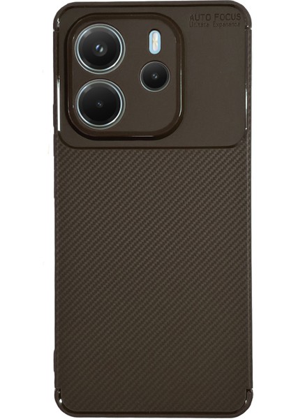 Xiaomi Redmi Note 14 4g Kılıf Focus Carbon Silikon Kapak