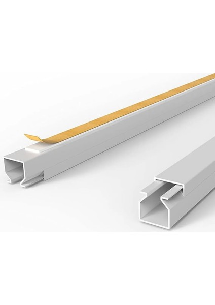 1m Kendinden Yapışkanlı 12X12MM Kablo Kanalı Kolay Montaj Temiz Görünüm Pvc Kablo Gizleyici fiyatları