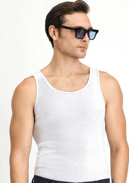 Slim Fit Dar Kesim Pamuk Fitilli Atlet modelleri