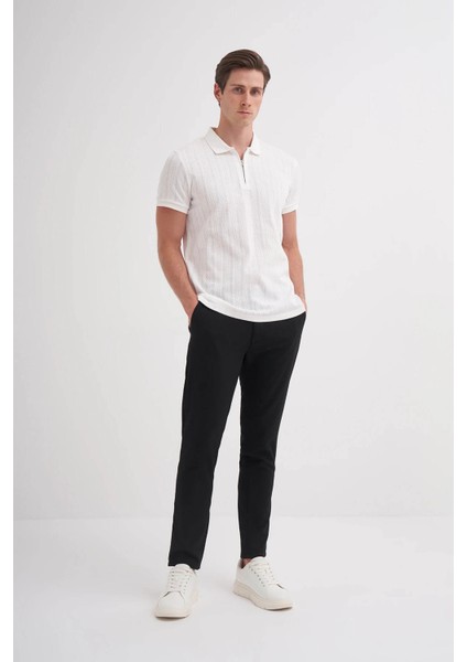 Polo Yaka Ekru Erkek T-Shirt 4122 fırsatları