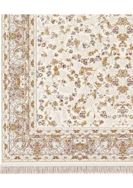 Flora FR006A Beyaz Gold Koridor Halısı Mutfak Halısı Salon Halısı fırsatları