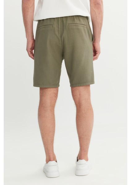 %100 Pamuk Comfort Fit Beli Bağlamalı Flamlı Yan Cep Şort indirimleri