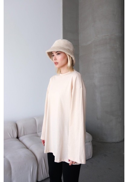 Geniş Kol Oversize 2'li Paket T-Shirt 964 Bej/kahverengi fiyatları