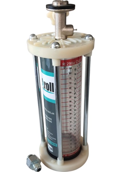 R600A R290A Vanalı Skalalı Gaz Verme Dolum Aparatı R-600A R-290A Naturel Gramajlı 2gr – 100GR fiyatları