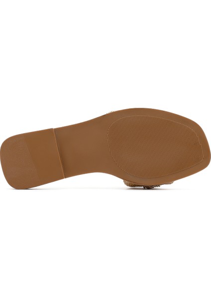 Kadın Altın Taşlı Terlik 25sfe450914 fırsatları