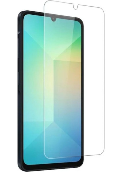 Samsung Galaxy A06 Tam Uyumlu 9h Temperli Cam Ekran Koruyucu Kırılmaz Cam