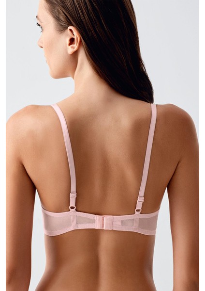 Push Up Dantel Detaylı Sütyen C18365 Pudra