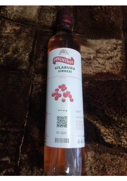 Neşe Natural Gilaburu Sirkesi 500 ml Cam Sişe
