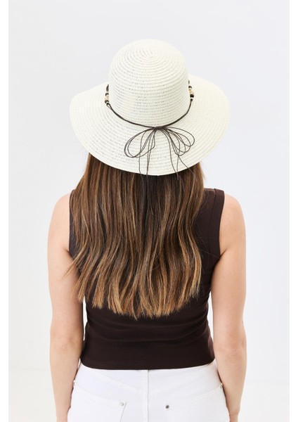 Hasır Plaj Şapkası Y25730-19 Bej modelleri