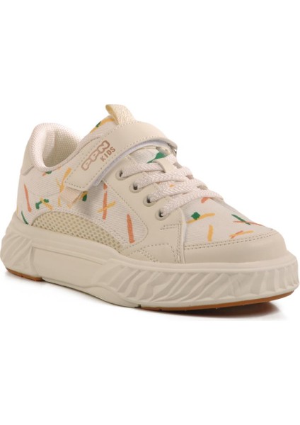 Ppn1883 F Hafif Esnek Siyah Çocuk Spor Ayakkabı