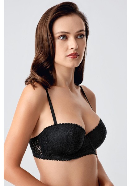 Push Up Dantel Detaylı Sütyen C18355 Siyah fiyatları