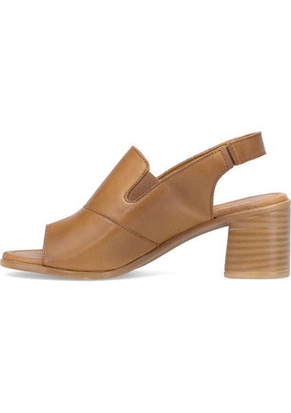 24381825Y Kadın Deri Topuklu Sandalet Siyah modelleri