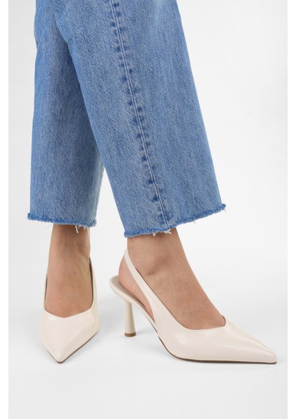 Kadın Alora Bej Cilt Stiletto fırsatları