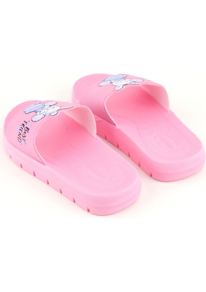 Kız Çocuk Yazlık Best Friend Bunny Pu Rahat Taban Ev Banyo Havuz Plaj Terlik fırsatları