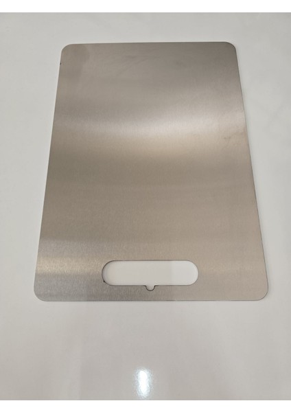 34*24 cm Paslanmaz Çelik Et Kesme Tahtası 1,5 mm