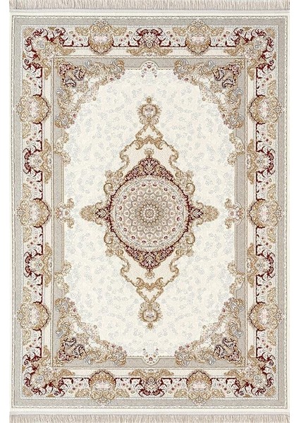 Flora FR002A Beyaz Kırmızı Koridor Halısı Mutfak Halısı Salon Halısı fiyatları