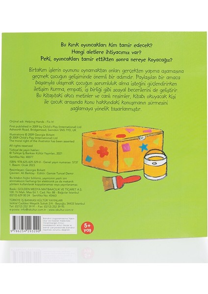 Tamir Günü – Minik Yardımcılar
