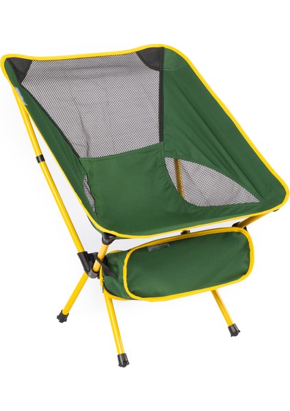 Ergo Ergonomik Katlanır Kamp Sandalyesi Yeşil/sarı
