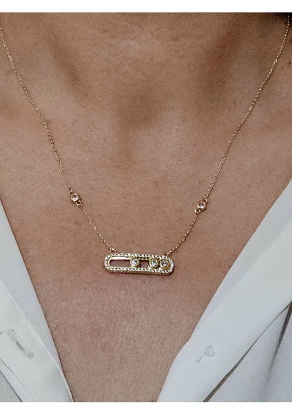 Vip Altın Kaplama Mesika Kolye