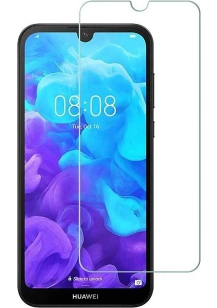 Huawei Y5 2019 Ekran Koruyucu Cam Tam Uyumlu 9h Temperli Cam Kırılmaz Cam
