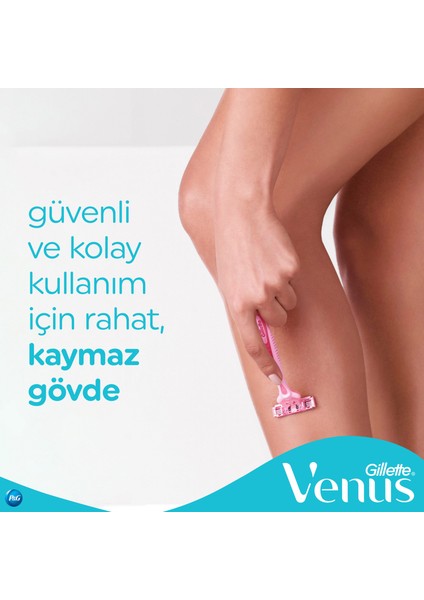 Gillette Venüs Simply-3 Basic 4'lü Poşet