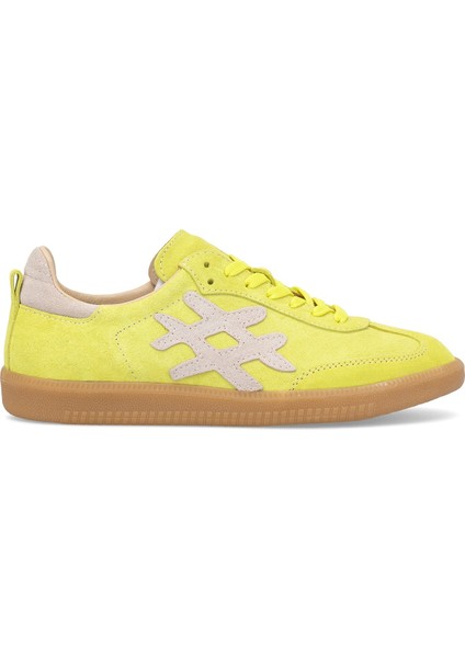 Rch088-M-Vade Kadın Deri Klasik Sneaker Turuncu
