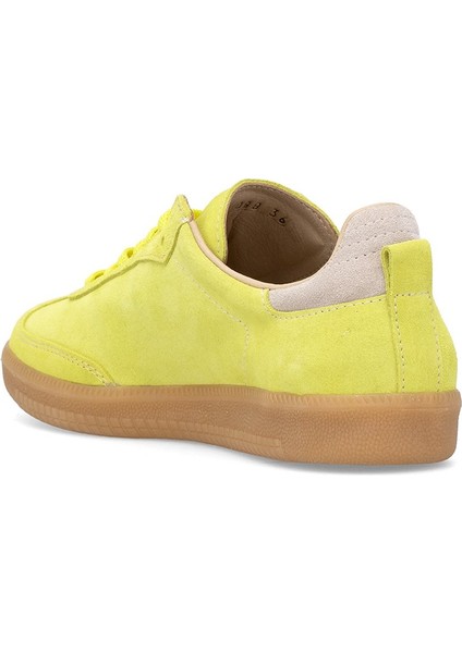 Rch088-M-Vade Kadın Deri Klasik Sneaker Turuncu