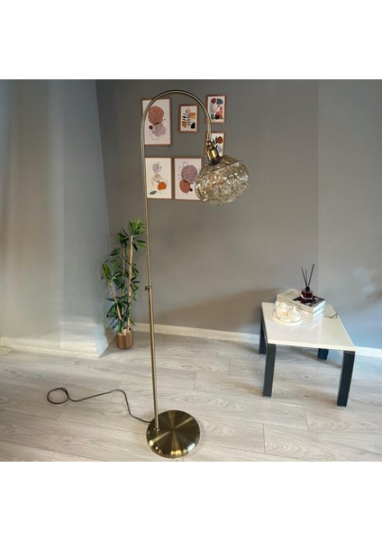 Cam Bal Rengi Lambader Modern Oturma Odası