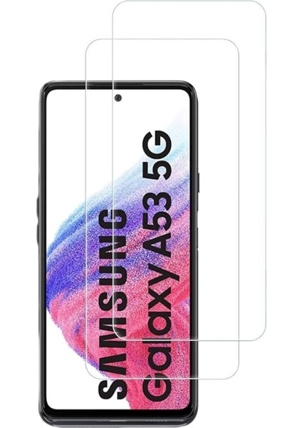 Samsung Galaxy A53 5g Uyumlu Tam Uyumlu Temperli Cam Ekran Koruyucu Kırılmaz Cam