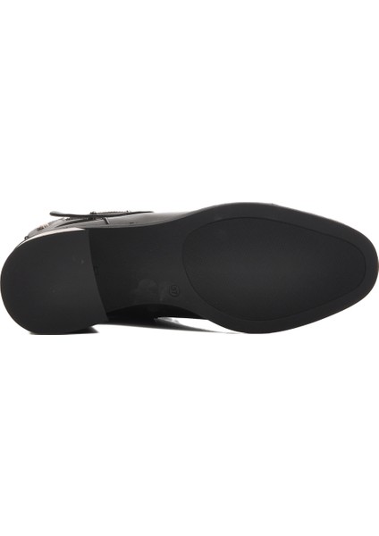 Venüs Siyah Hakiki Deri Kadın Topuklu Bot indirimleri