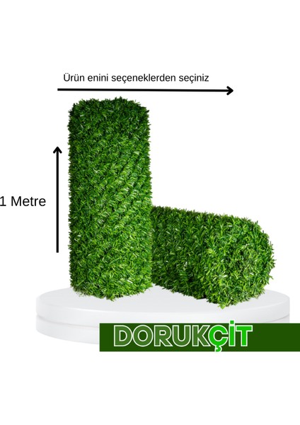 Doruk Çit Yapay Çim Çit – Yoğun Yapraklı Uv Dayanımlı