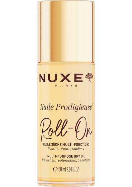 Nuxe Huile Prodigieuse Çok Amaçlı Kuru Yağ Roll-On 60ml