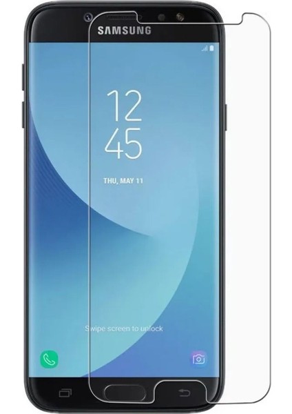 Samsung J7 Prime Ekran Koruyucu Uyumlu Tam Uyumlu Temperli Cam Ekran Koruyucu Kırılmaz Cam