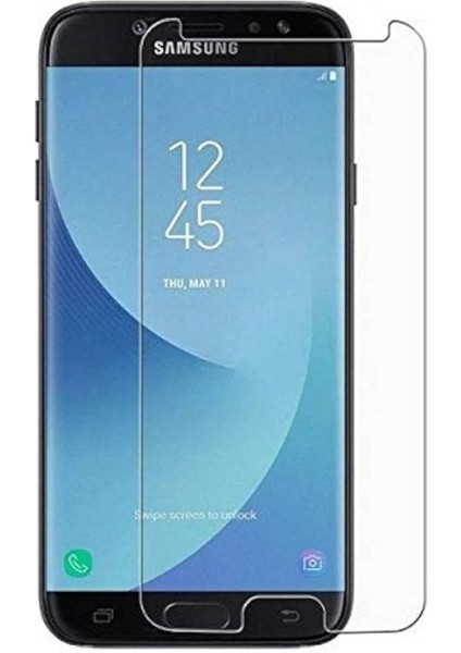 Samsung Galaxy J7 Pro Ekran Koruyucu Cam Tam Uyumlu Temperli Cam Kırılmaz Cam