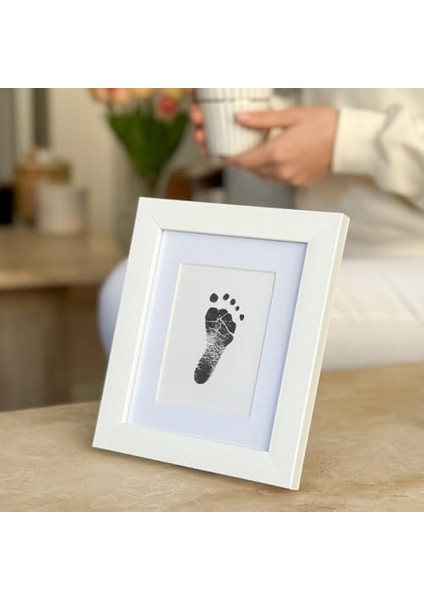 Tekli Bebek El Veya Ayak Izi Çerçevesi - Yenidoğan 0-6 Aylık Baskı Kiti ile Uyumlu - Sadece Çerçeve modelleri