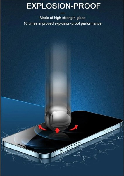Apple iPhone 12 Pro Max Ekran Koruyucu Cam Tam Uyumlu 9h Temperli Cam Kırılmaz Cam