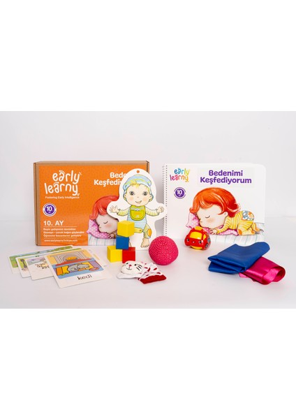 Türkçe Bebek Eğitim Seti - 10. Ay