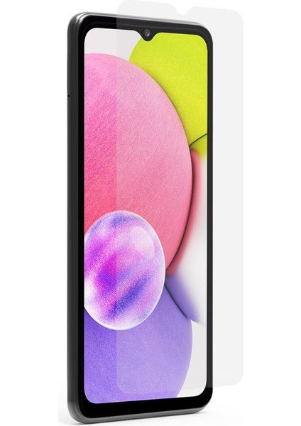 Samsung Galaxy A03S Ekran Koruyucu Cam Tam Uyumlu Temperli Cam Kırılmaz Cam