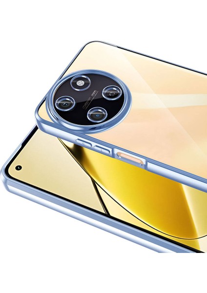 Realme 11 4g Kılıf Kamera Korumalı Logo Gösteren Şeffaf Kapak indirimleri