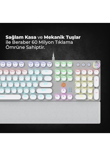 KG1102 USB Kablolu Rgb LED Aydınlatmalı Gaming Q Metalik Klavye