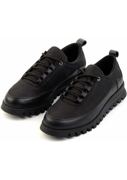 Siyah Leather Kadın Casual Ayakkabı K01809585303 fiyatları