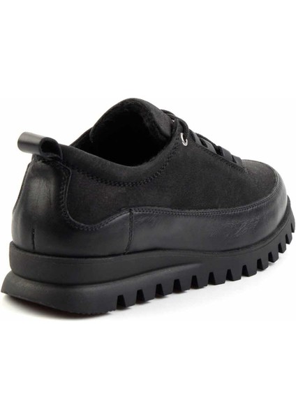 Siyah Leather Kadın Casual Ayakkabı K01809585303 fırsatları