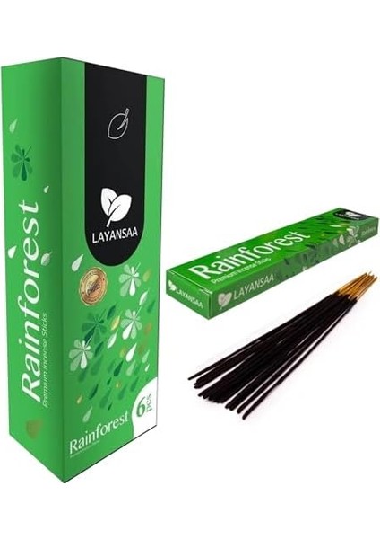 Rain Forest (Yağmur Ormanı) Kokusu Özel Aroma Kokusu Agarbatti Arınma 20 Adet 1 Paket Çubuk Tütsü
