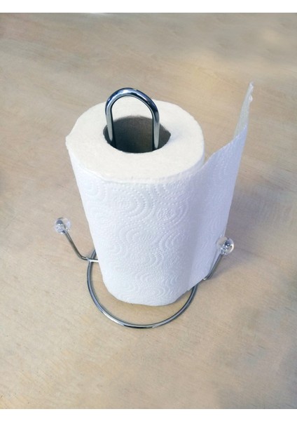 Krom Mika Uçlu Kağıt Rulo Havluluk, Metal Havlu Kağıt Peçetelik , Masa Üstü Kağıt Havluluk