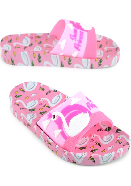 Kız Çocuk Yazlık Islak Zeminde Kullanıma Uygun Rahat Taban Ev Bahçe Plaj Havuz Terlik