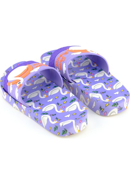 Kız Çocuk Yazlık Islak Zeminde Kullanıma Uygun Rahat Taban Ev Bahçe Plaj Havuz Terlik fırsatları