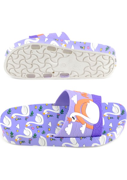 Kız Çocuk Yazlık Islak Zeminde Kullanıma Uygun Rahat Taban Ev Bahçe Plaj Havuz Terlik indirimleri